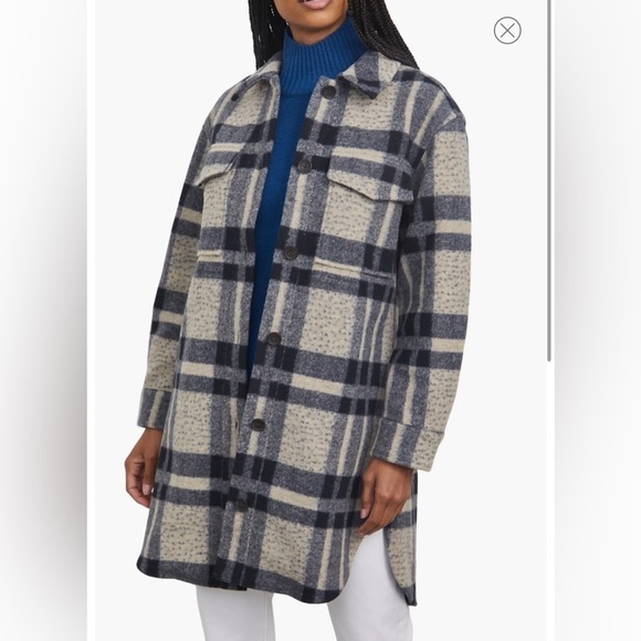 Rails Jaro Jacket Plaid Oversized Buffalo Print Coat Cozy Shacket L - Picture 4 of 14